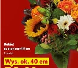 Bukiet ze słonecznikiem