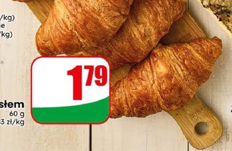 croissant z masłem