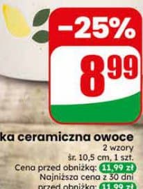 osłonka ceramiczna owoce