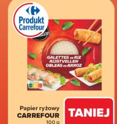 Carrefour papier ryżowy 100g