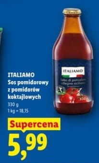 sos pomidorowy z pomidorów koktajlowych