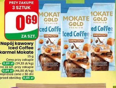 napój kawowy iced coffee karmel