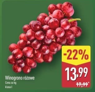 winogrono różowe