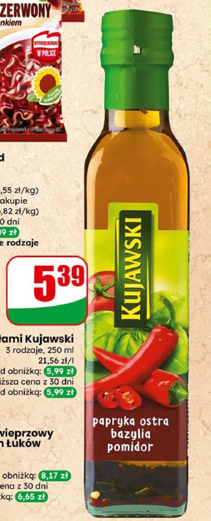 olej z ziołami różne rodzaje