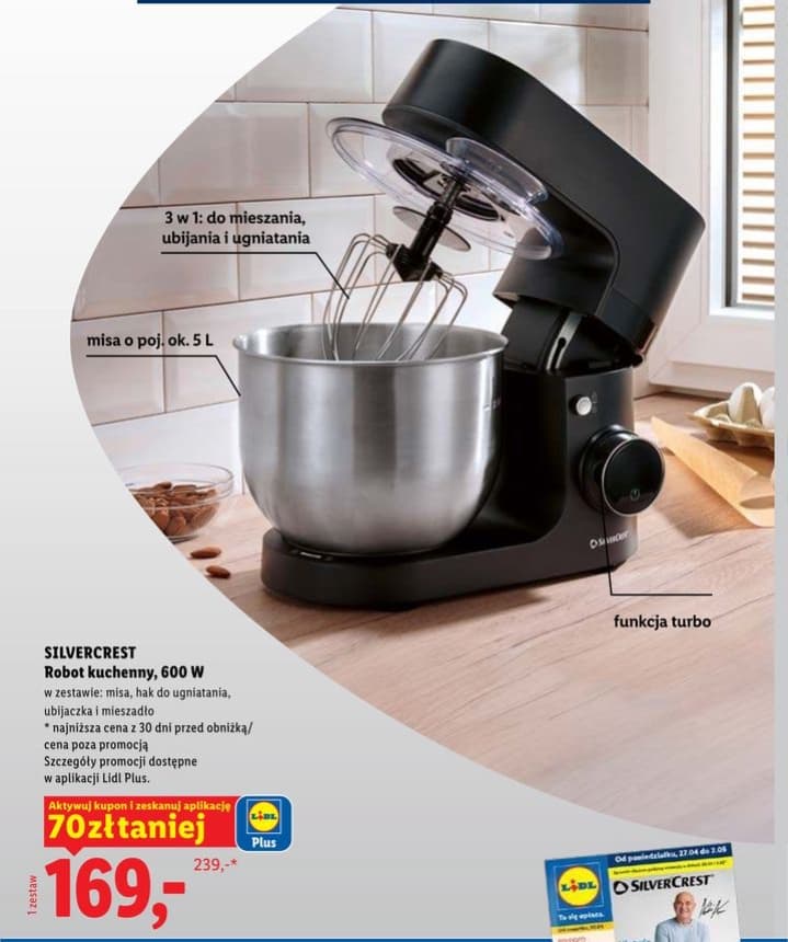 robot kuchenny 600 W