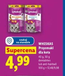przysmaki dla kota dentabites lub anti-hairball