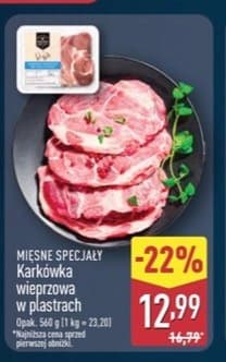 karkówka wieprzowa w plastrach