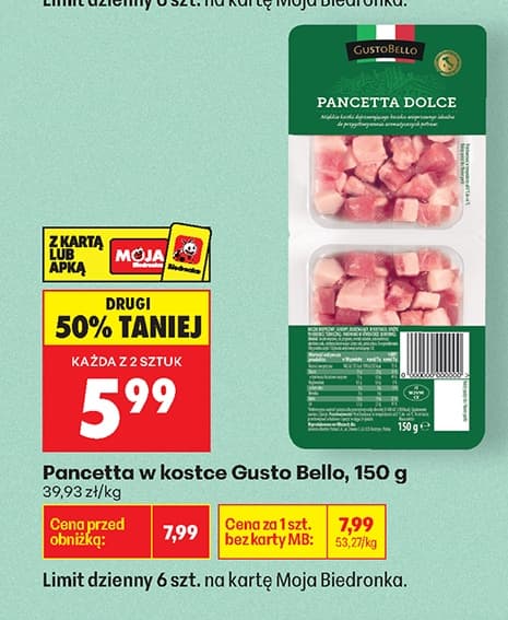 pancetta w kostce