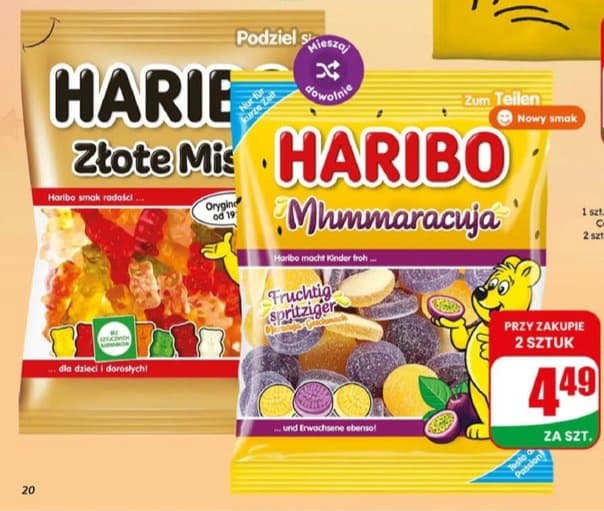 żelki różne rodzaje