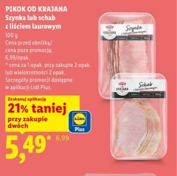 szynka lub schab z liściem laurowym