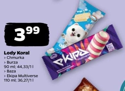 lody na patyku różne rodzaje