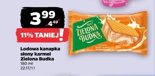 lody kanapka słony karmel