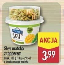 skyr matcha z topperem