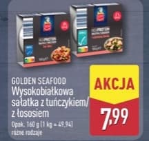 wysokojakościowa sałatka z tuńczykiem i z łososiem