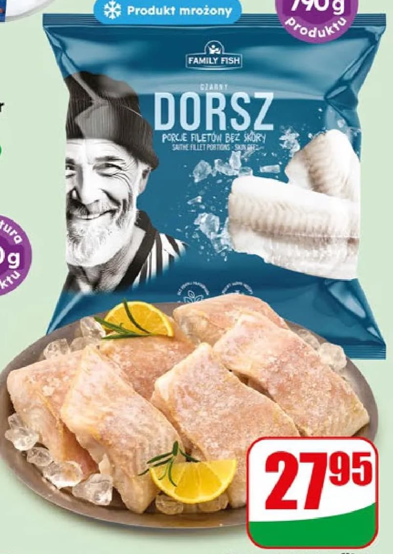dorsz czarny filet