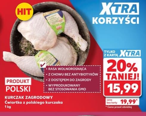 kurczak zagrodowy ćwiartka z polskiego kurczaka