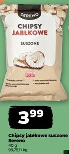 chipsy jabłkowe suszone