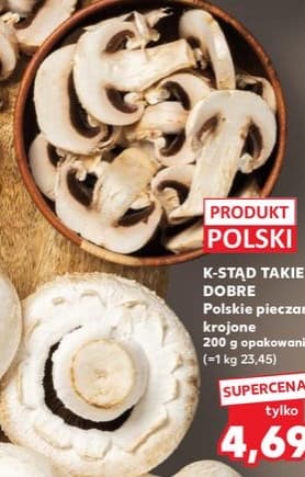 pieczarki krojone