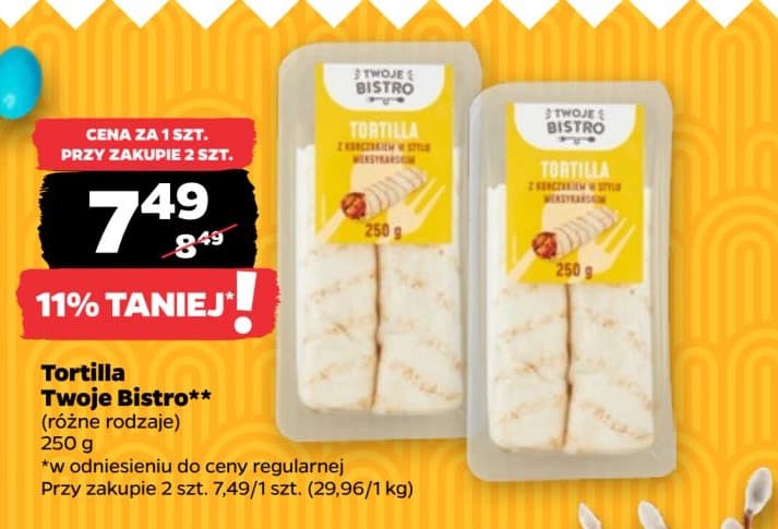 tortilla z kurczakiem w sosie