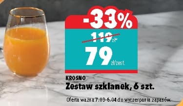 zestaw szklanek