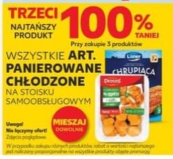 wszystkie artykuły panierowane chłodzone na stoisku samoobsługowym