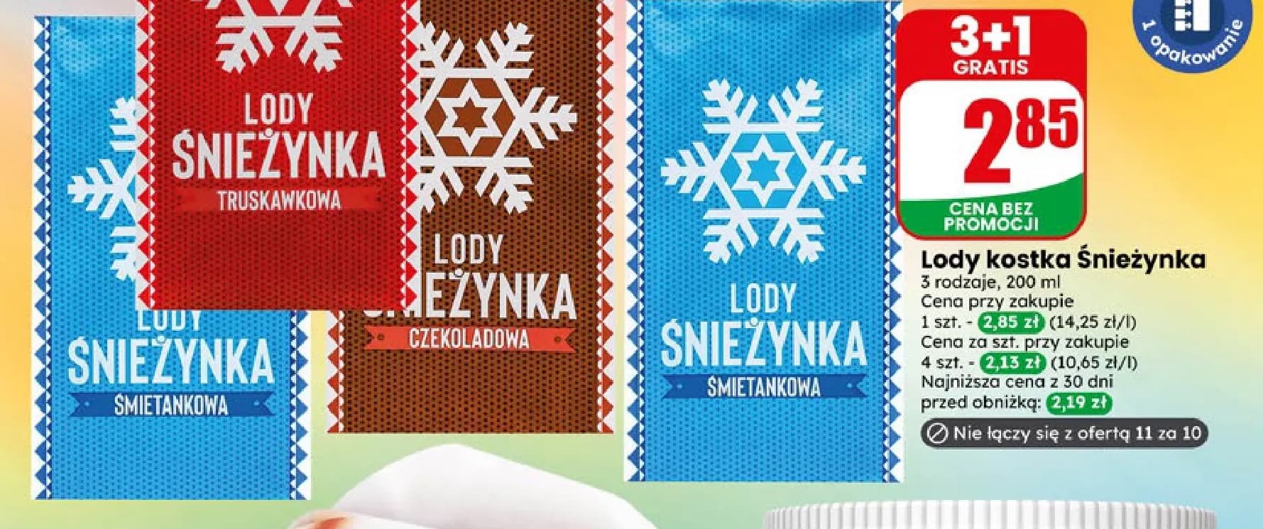 lody śnieżynka