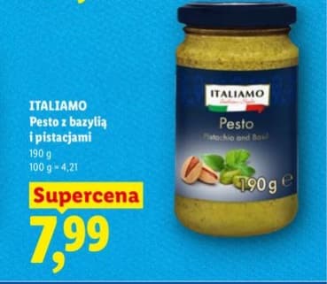 pesto z bazylią i pistacjami