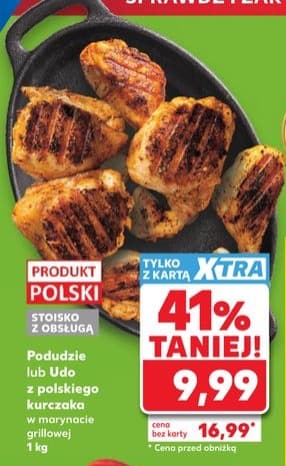 podudzie lub udo z polskiego kurczaka w marynacie ziołowej