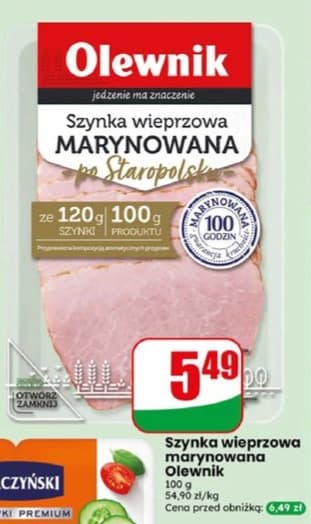 szynka wieprzowa marynowana po staropolsku