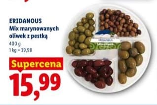 mix marynowanych oliwek z pestką