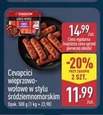 cevapcici wieprzowo-wołowe śródziemnomorskie