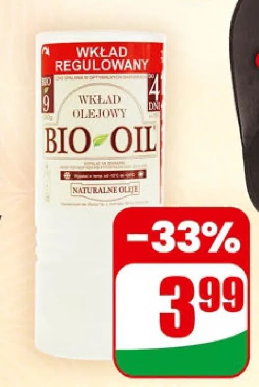 wkład olejowy regulowany BIO9