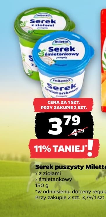 serek puszysty śmietankowy z ziołami