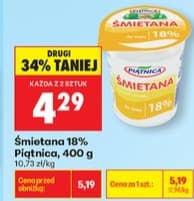 śmietana 18%