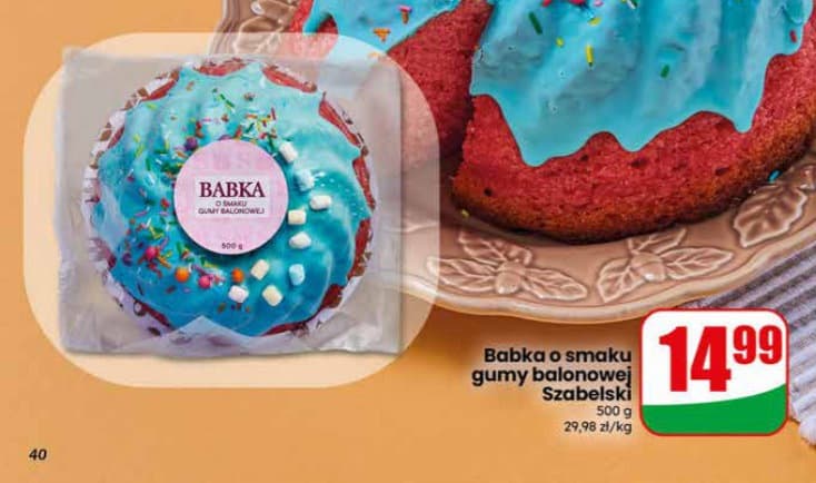 babka o smaku gumy balonowej