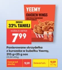 panierowane skrzydełka z kurczaka w kubeczku