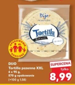 tortilla pszenna