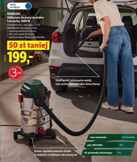 odkurzacz do pracy na mokro i na sucho