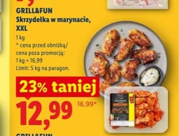skrzydełka w marynacie, XXL