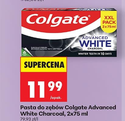 pasta do zębów colgate advanced white charcoal