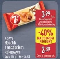 rogalik z nadzieniem kakaowym
