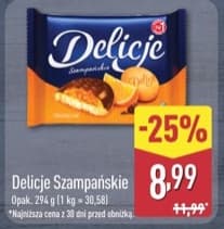 delicje szampańskie malinowe