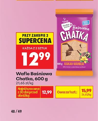 wafle Baśniowa Chatka