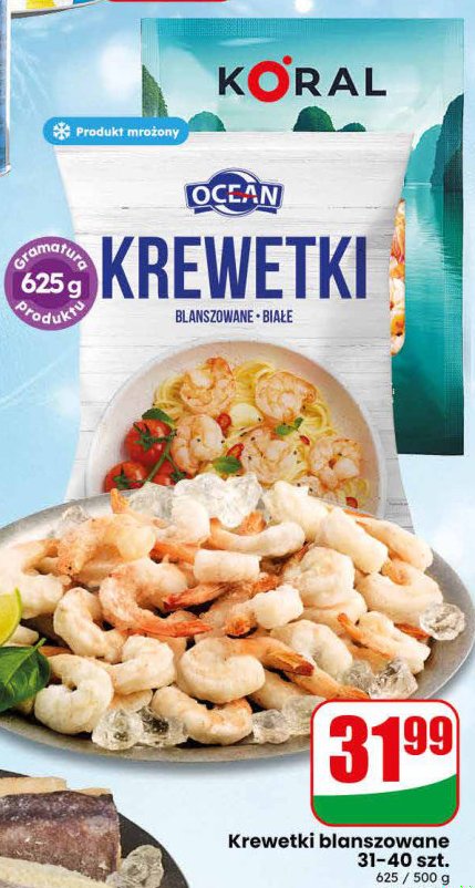 Krewetki blanszowane