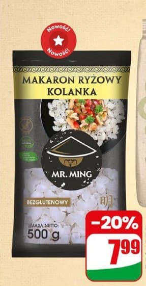 makaron ryżowy kolanka