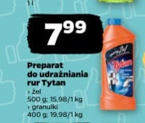preparat do udrażniania rur