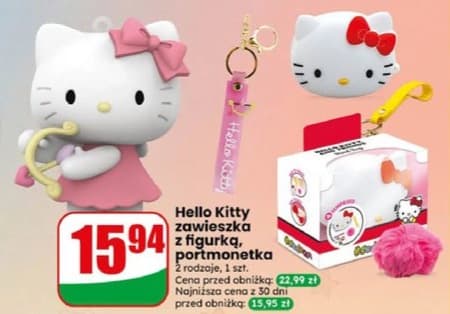 hello kitty zawieszka z figurką, pomponetka