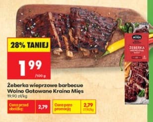 żeberka wieprzowe barbecue