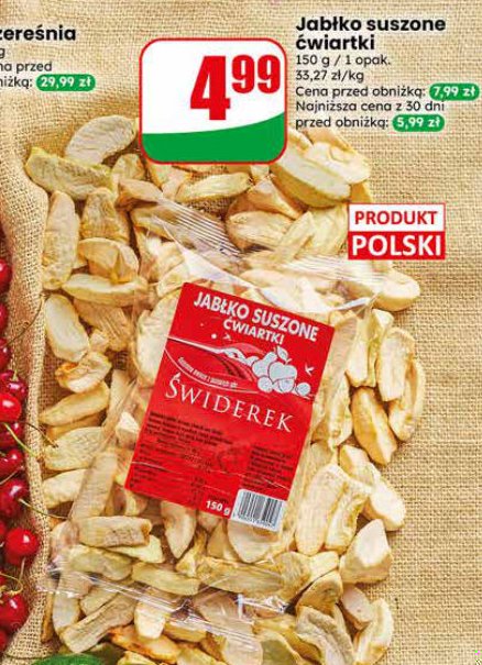 jabłko suszone ćwiartki