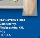 dorsz czarny, filet bez skóry
